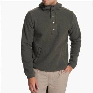 Vuori NWT Men's Morrow Fleece Sherpa Hoodie Balsam | Medium